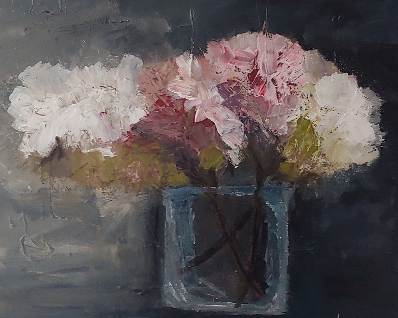 HYDRANGEAS IN A VASE