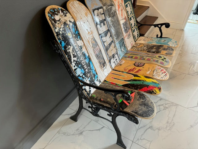 SKATEBOARD BENCH INSTALLATION ART