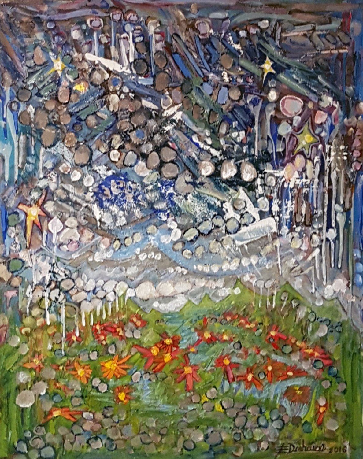 THE RAIN,THE FLOWERS & THE MOUNTAINS 1 By Eric Deshiaes