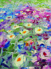 Load image into Gallery viewer, FIELD OF FLOWERS / Original Canvas Painting - By Fertusi Zakarian