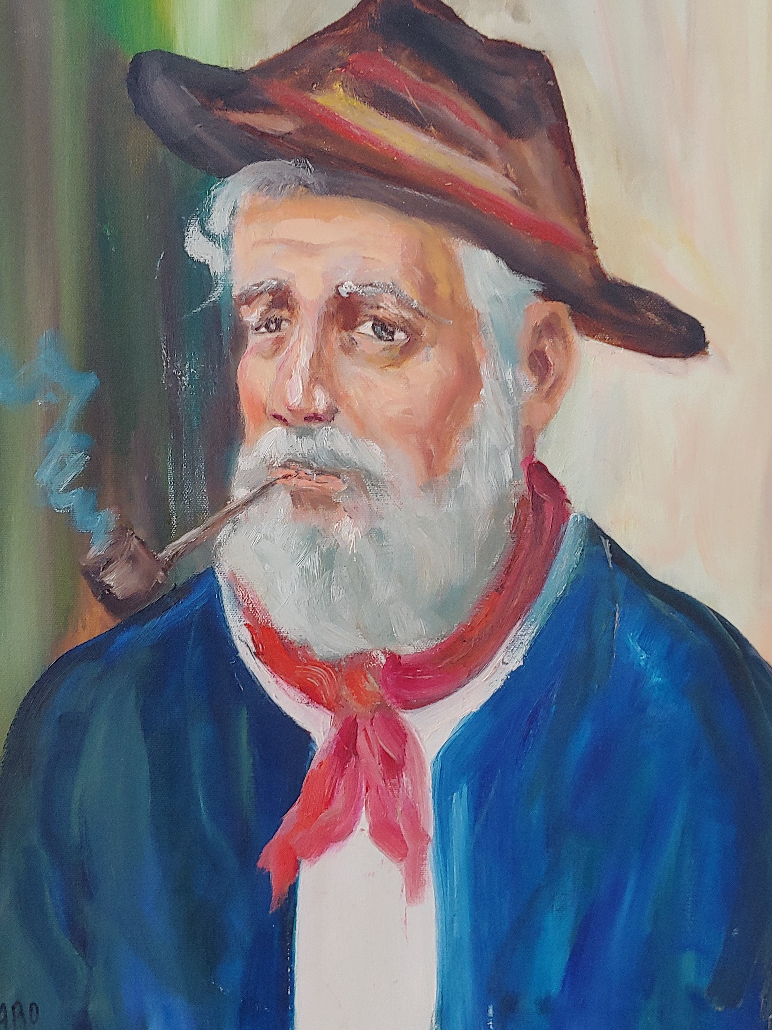 Original Canvas Painting / THE FISHERMAN