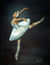 Load image into Gallery viewer, Ballet Dancer Original Canvas Painting