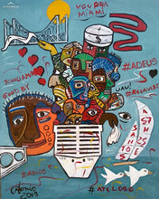 Load image into Gallery viewer, SOCIAL THOUGHTS / PENSAMENTOS SOCIAIS / Original Canvas Painting