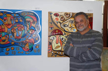 Load image into Gallery viewer,  Original Canvas Painting /PARA ONDE VAMOS / WHERE ARE WE GOING