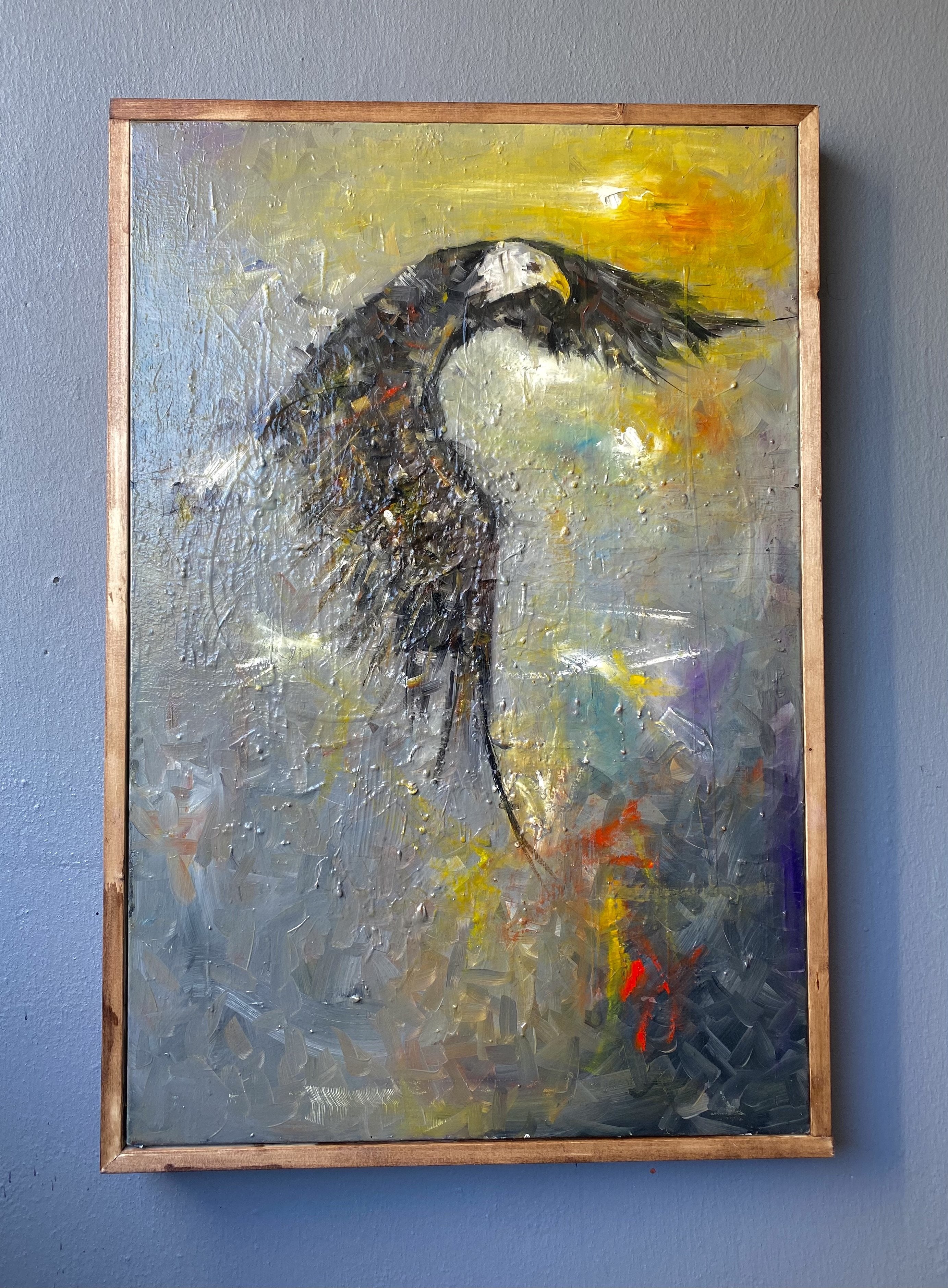 Original Canvas Painting - EAGLE