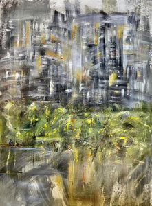 CITYSCAPE 2 Original Painting / By Moses Salihou
