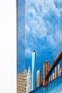 BROOKLYN BRIDGE - NEW YORK / Original painting - By Andy Habib