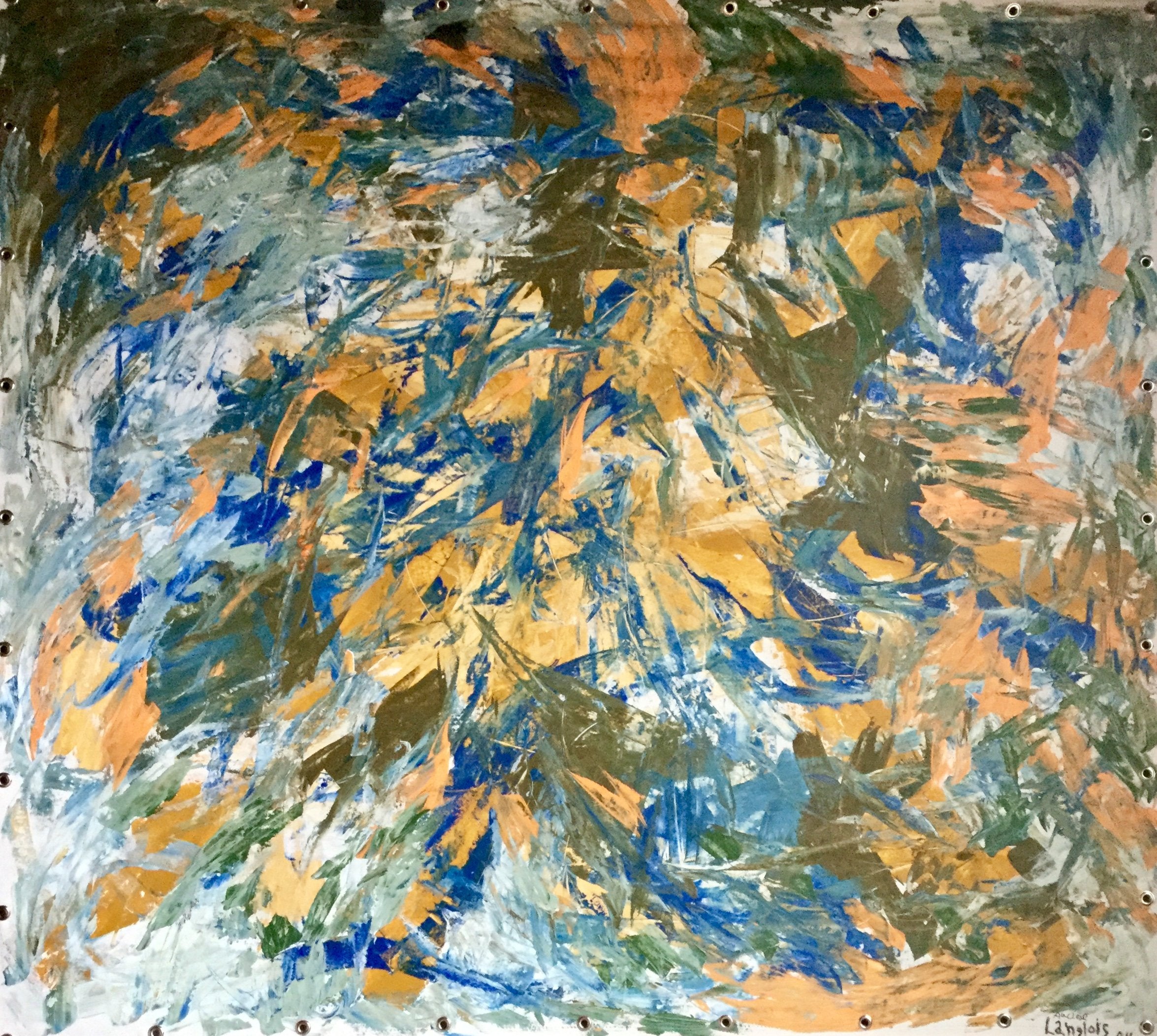 Original Canvas painting / BRISES NORDIQUES / NORDIC WINDS