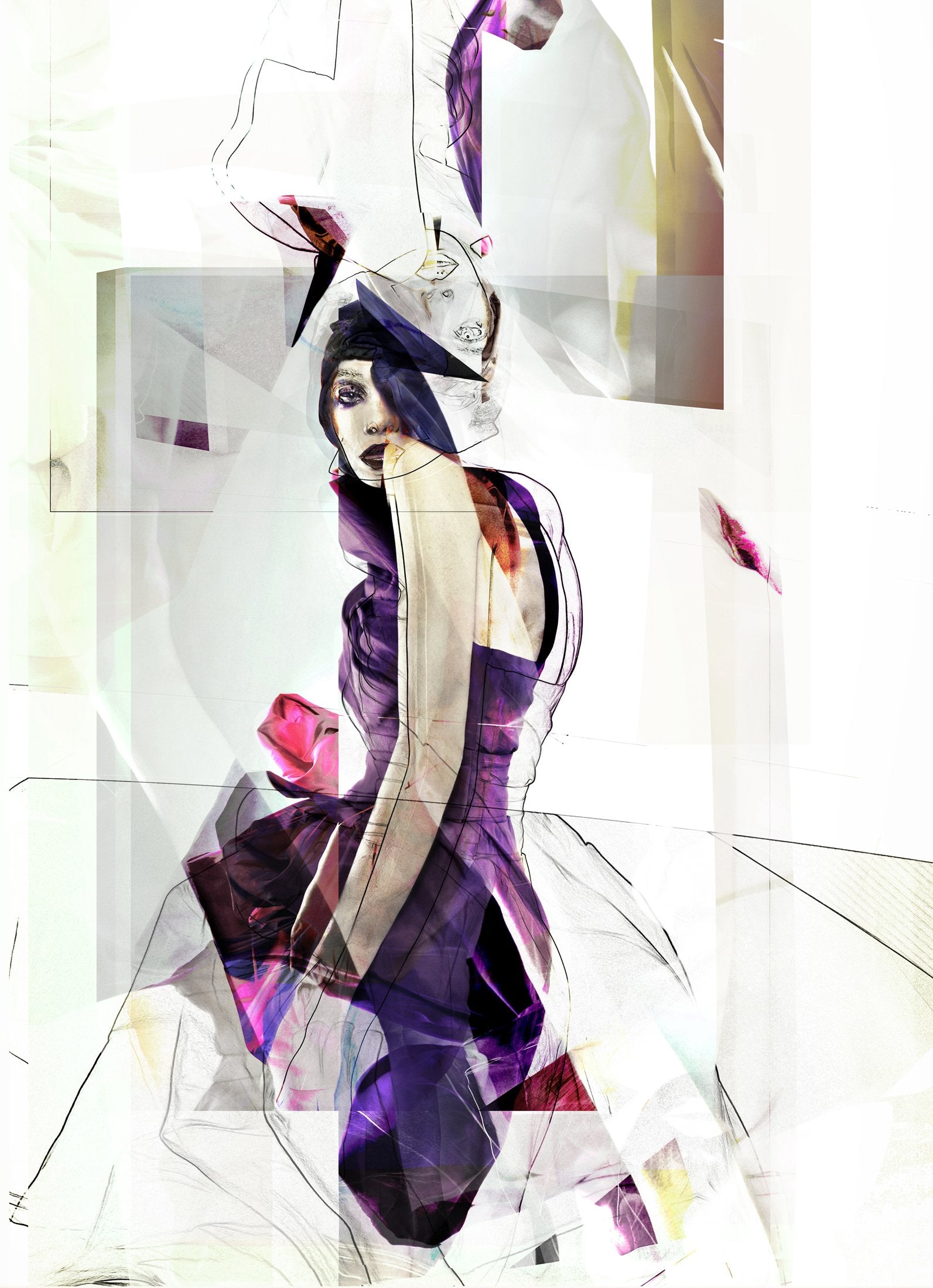 By Arline Malakian DAME DE PIC - Queen of Clubs Original photography
