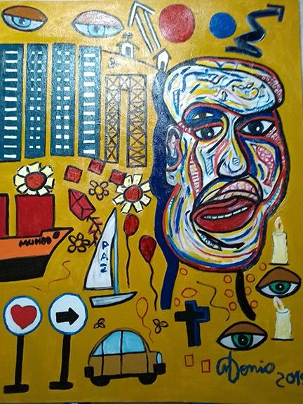 Original Canvas Painting /PARA ONDE VAMOS / WHERE ARE WE GOING