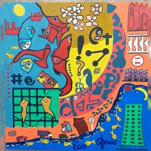 Load image into Gallery viewer, Original Canvas Painting / URBAN CHAOS/ CAOS URBANO