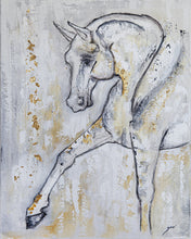 Load image into Gallery viewer, I have always been fascinated and passionate about horses. Painting these animals simply came naturally. Living on a farm surrounded by them I delved into their form. I want to show their majesty and magnificent while emphasizing their soft kindness and v
