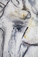 Load image into Gallery viewer, I have always been fascinated and passionate about horses. Painting these animals simply came naturally. Living on a farm surrounded by them I delved into their form. I want to show their majesty and magnificent while emphasizing their soft kindness and v