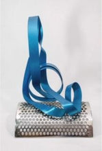 Load image into Gallery viewer, AZUL  SCUPTURE  Original stainless steel sculpture  / By Luiz Campoy