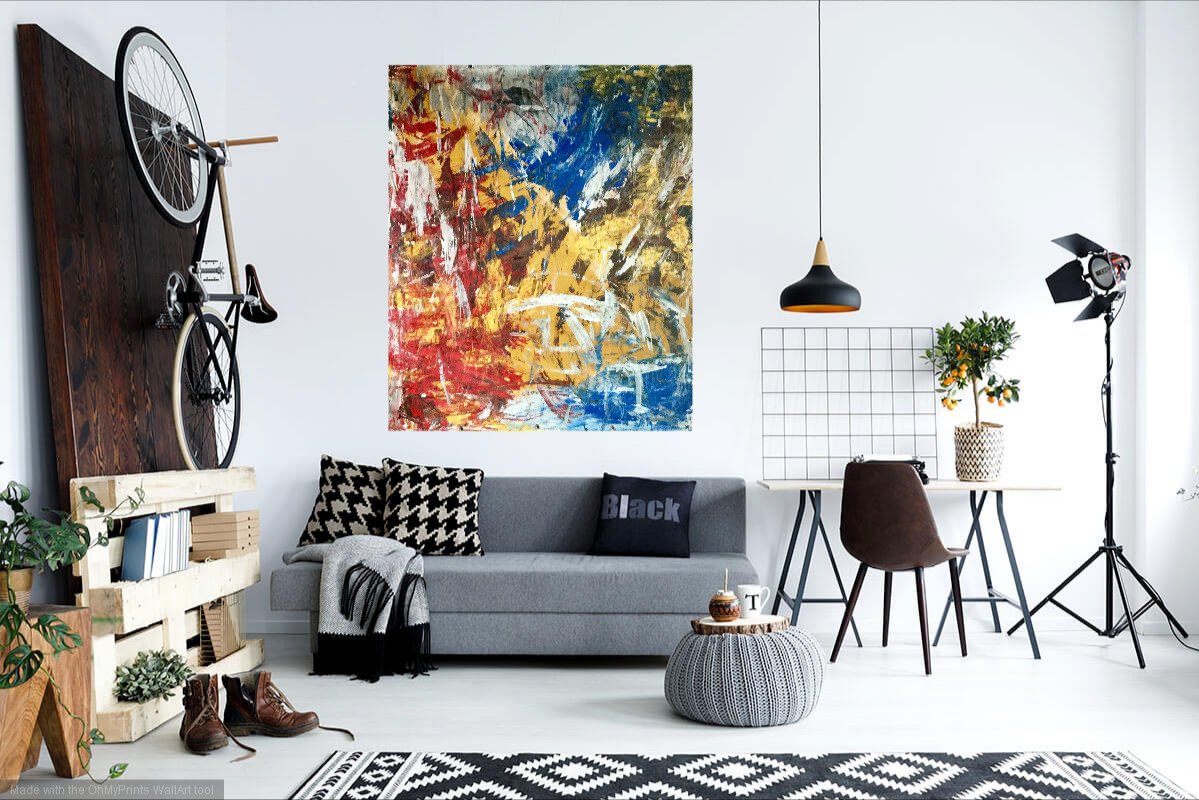 Original Canvas Painting / Québécitude