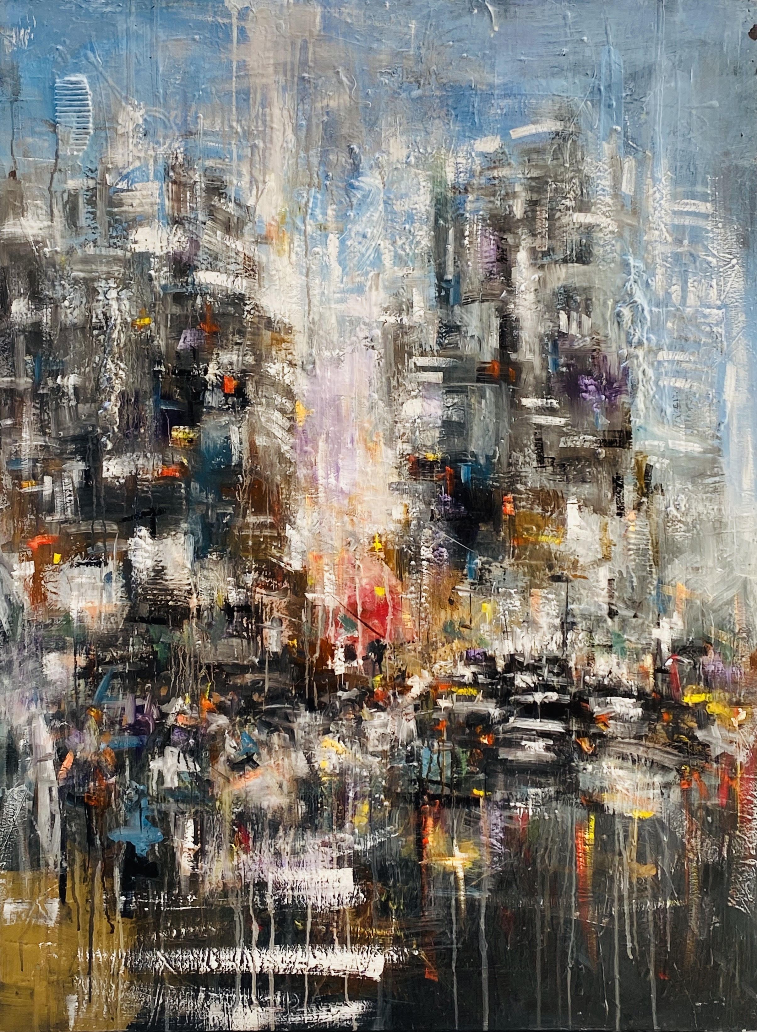 Original canvas painting / JUST ABOUT THE ENERGY