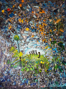 SOLDIERS IN THE RANKS - Soldats Dans Les Rangs / Original Painting By Eric Deshaies