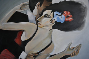 DANCERS 2 Original Painting / By Noush Kadian