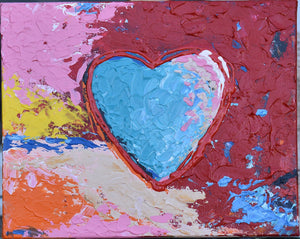 LOVE ALWAYS WINS / Original Canvas Painting - By Andy Habib