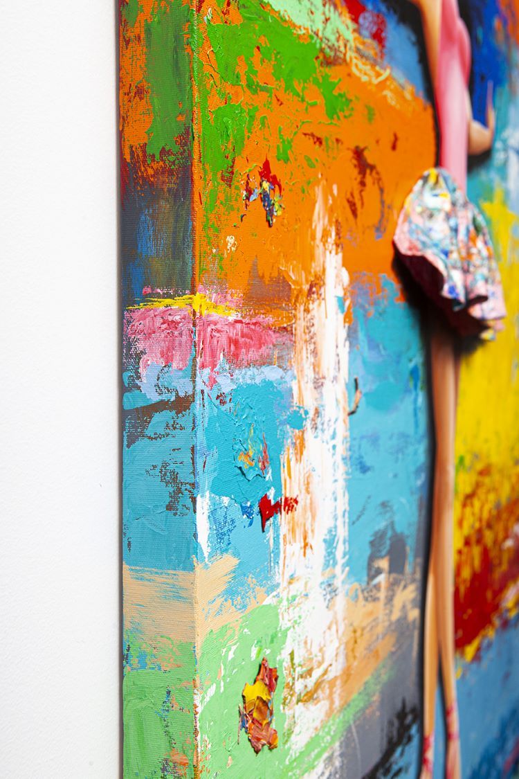  painting / By Andy Habib EN POINTE Original 
