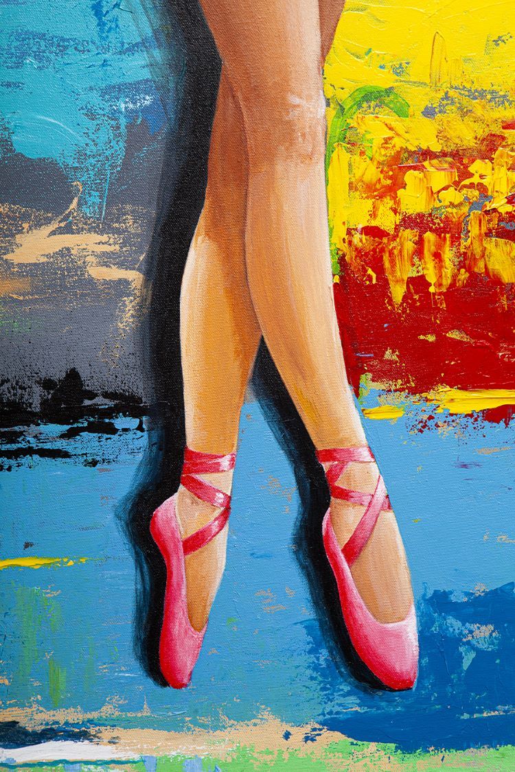  painting / By Andy Habib EN POINTE Original 