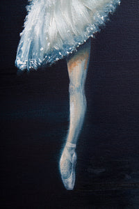 BALLET DANCER Original canvas painting  / By Andy Habib