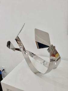 SOSSEGO /  Original Stainless Steel Sculpture - By Luiz Campoy