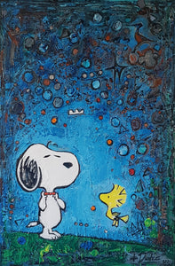 SNOOPY & WOODSTOCK Original art / By Eric Deshaies